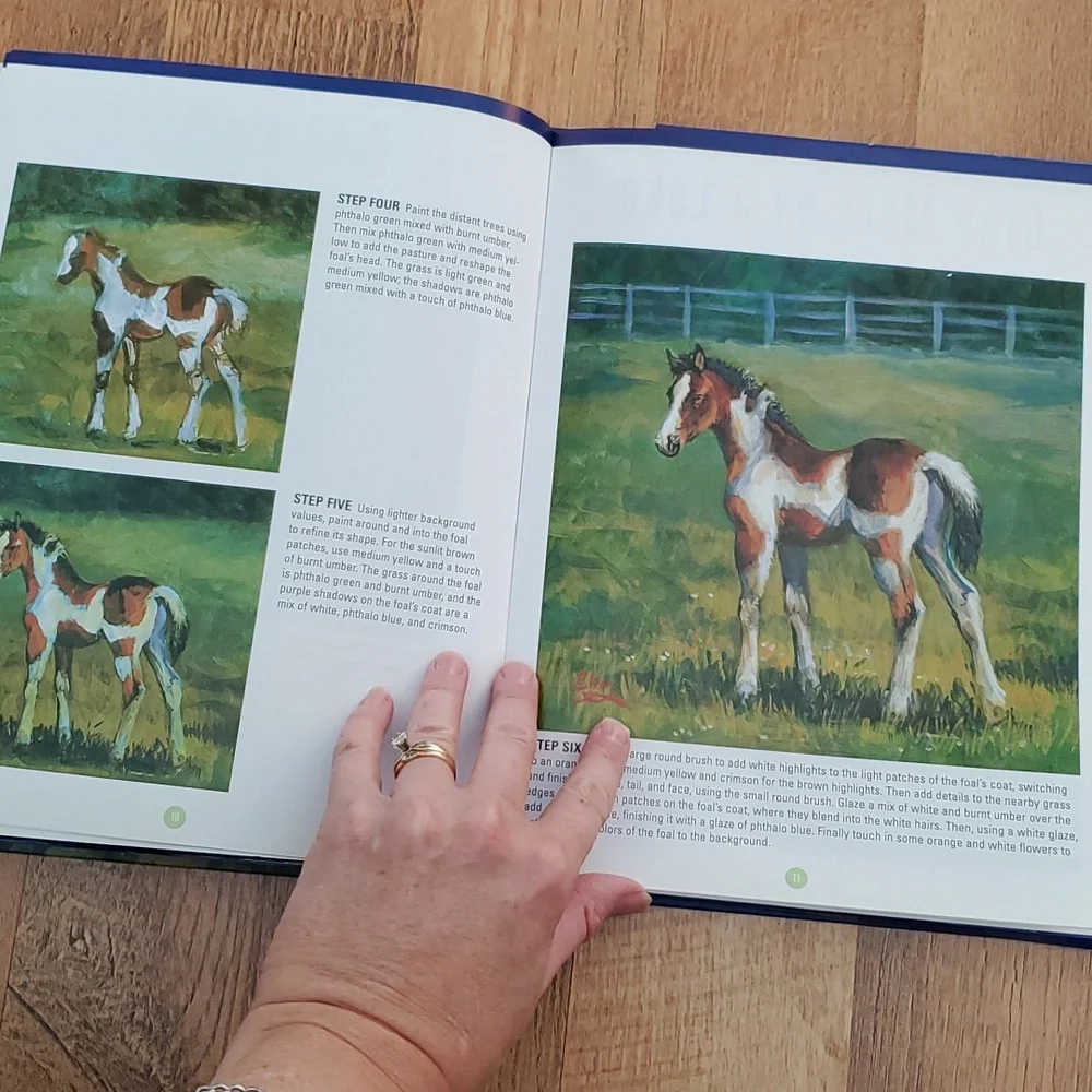Walter Foster Learn‎ to Paint Horses in Acrylic Set NIB